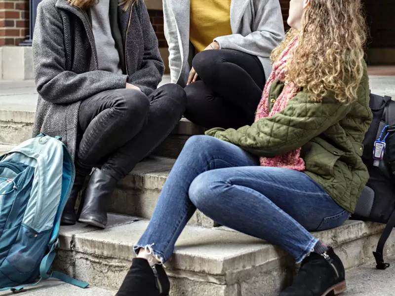Students Talking